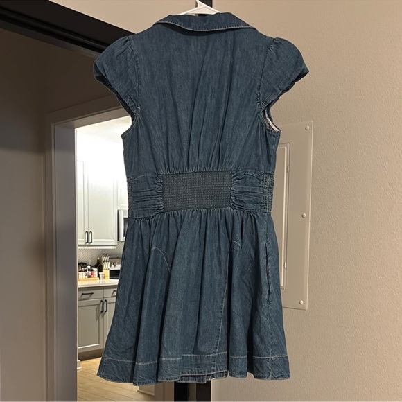 Free People Chester Denim Mini Dress - Picture 5 of 5